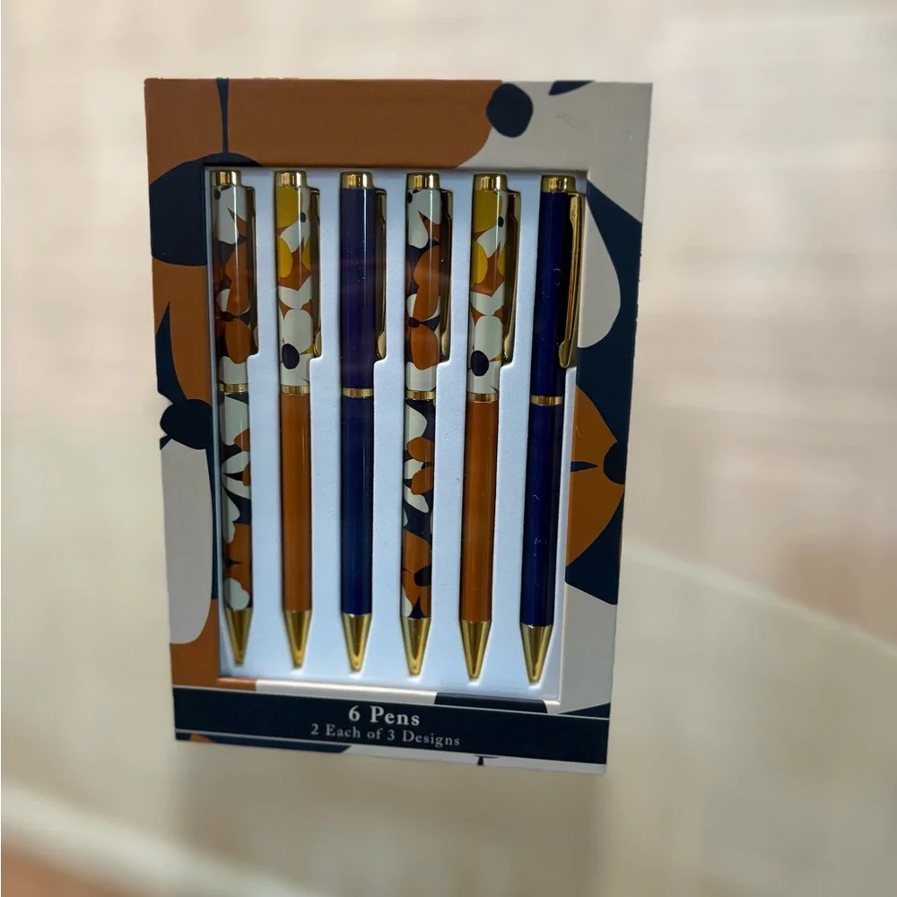 - Beautiful 3 Different Designs Lady  Jayne Ltd  6 Pen Stylos